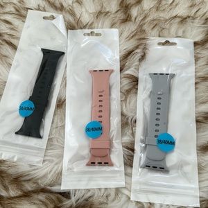New Apple watch straps set of 3